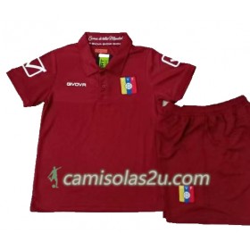 Camisolas de Futebol Venezuela Criança Equipamento Principal Copa América 2019 Manga Curta